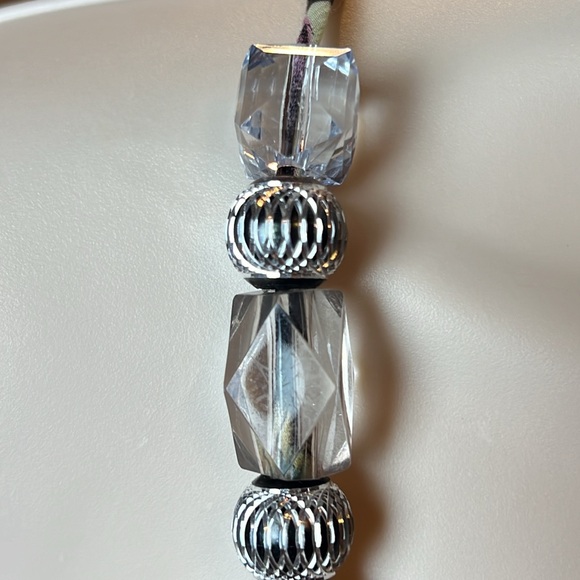 💚LAPIS V NECK TOP WITH BEADS ON STRAPS - RUFFLES FRONT - SIZE MEDIUM - Picture 7 of 16